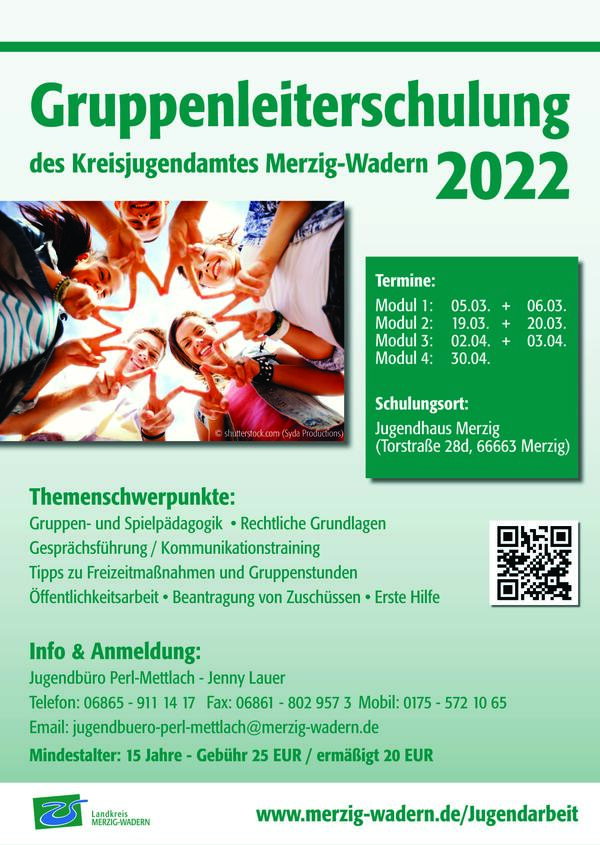 Plakat Gruppenleiterschulung