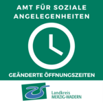 Amt f&uuml;r soziale Angelegenheiten - &Ouml;ffnungszeiten
