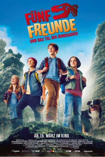 Kreis-Kinder-Kino im November: Fünf Freunde und das Tal der Dinosaurier
