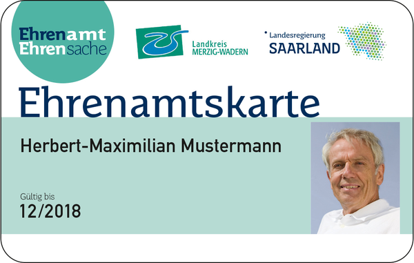 Vorderseite Ehrenamtskarte