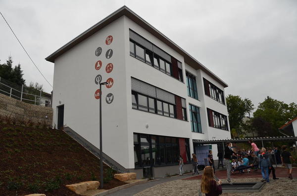 Das neue Schulgebäude am Gymnasium am Stefansberg 