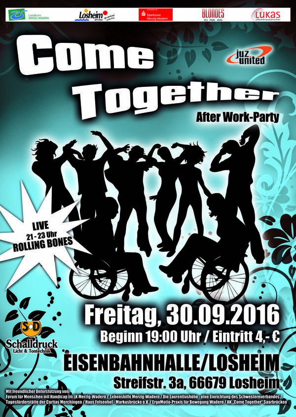 Plakat Come together Party