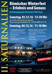 Die II. Saturnalien im Arch&auml;ologiepark R&ouml;mische Villa Borg am 3. und 4. Dezember 2016
