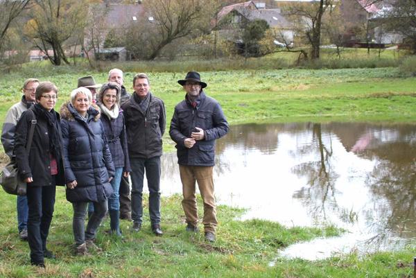 Projektvorstellung durch Umweltminister Reinhold Jost im Naturparkdorf Werschweiler