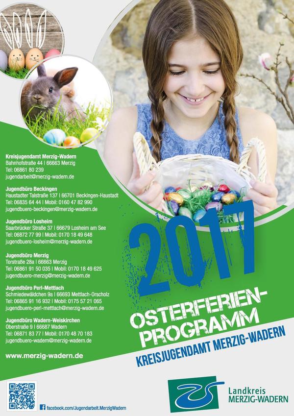 Plakat Osternferienprogramm 2017 Kreisjugendamt