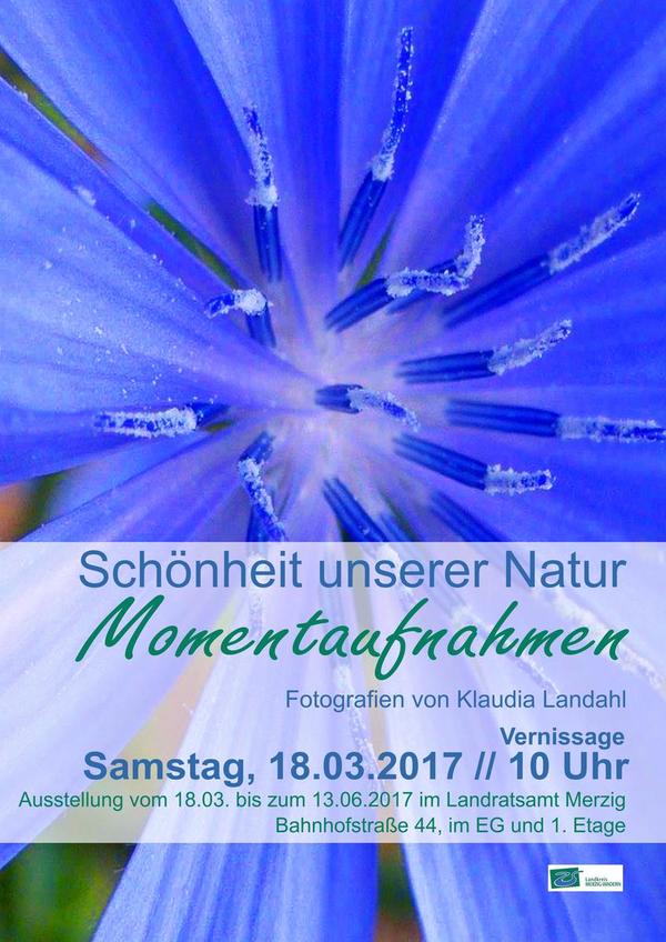 Das Plakat zur Fotoausstellung von Klaudia Landahl