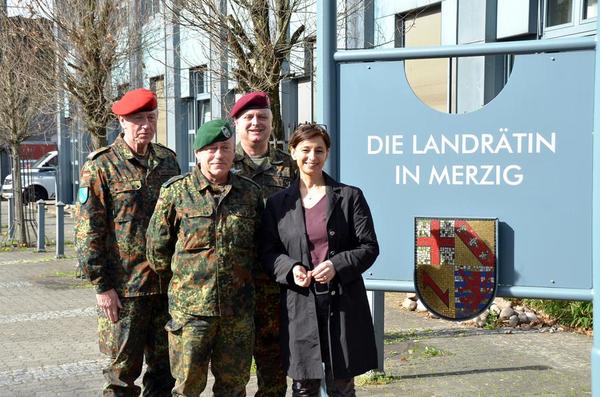 Antrittsbesuch Kommandeur Saarlandkommando