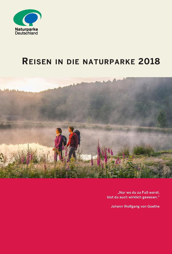 Titelbild Boschüre Reisen in die Naturparke 2018