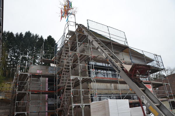 Richtfest am Erweiterungsbau des PWG