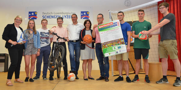 Pressekonferenz zum ersten Sportfestival der Gro&szlig;region 